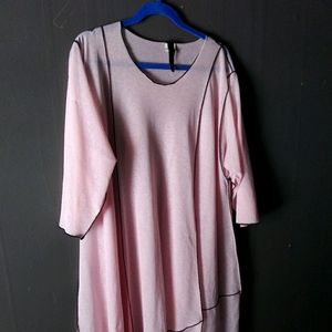 Ecco sheer pink 3x layering tunic